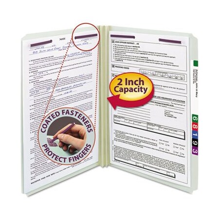 Smead File Folder, w/ 2 Fstnrs, 2Exp. Pos 1 and 3 19910